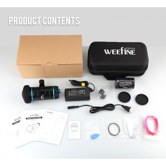 Weefine Smart Focus 10000 Lumens Video Light with Flash Mode (Ra80)