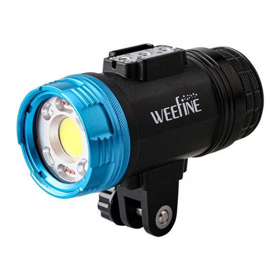 Weefine WF081 Smart Focus 7000 Lumens Video Light with Flash Mode (RA80, 5700K, Ball mount included)