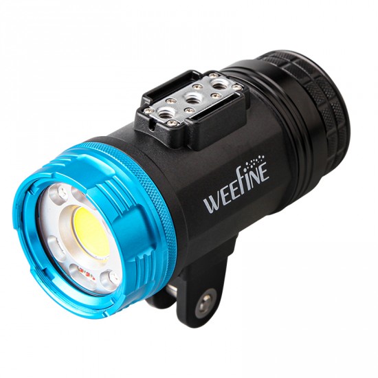 Weefine WF081 Smart Focus 7000 Lumens Video Light with Flash Mode (RA80, 5700K, Ball mount included)