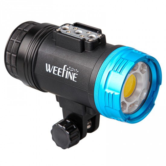 Weefine WF081 Smart Focus 7000 Lumens Video Light with Flash Mode (RA80, 5700K, Ball mount included)