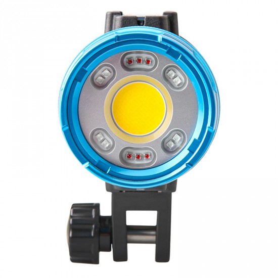 Weefine WF081 Smart Focus 7000 Lumens Video Light with Flash Mode (RA80, 5700K, Ball mount included)