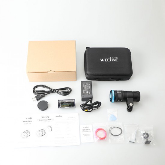 Weefine WF089 Smart Focus 3500 Lumens Video Light with Flash Mode Weefine WF089 Smart Focus 3500 Lumens Video Light with Flash Mode