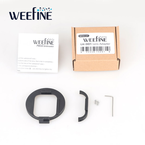 Weefine WFA137 LH-DD1 Lens Adapter Used on DJI plastic Housing Weefine WFA137 LH-DD1 Lens Adapter Used on DJI plastic Housing