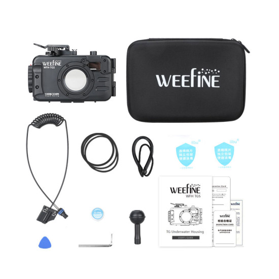 Weefine WFHTGS Housing for Olympus TG-5/TG-6/TG-7