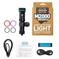 X-Adventurer M2000-WRGBUA Smart Focus Video Light X-Adventurer M2000-WRGBUA Smart Focus Video Light