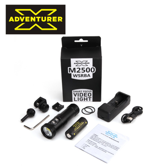 X-Adventurer M2500-WSRBA Smart Focus Video Light