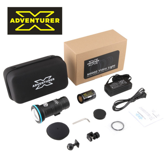 X-Adventurer M8000 Video Light (8000 lumens)
