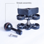 SUPE AC04 Clamp with Separable Ball Mount