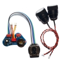 UW Technics TTL 訊號轉換器 for Canon for Isotta 防水盒 (包含2個光纖接座與內建高亮度閃燈觸發LED)