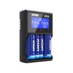 XTAR VC4 Smart Battery Charger (AA/AAA/18650/21700/32650)