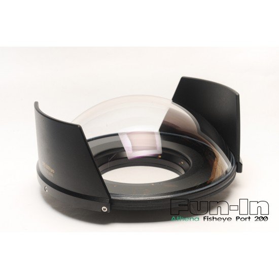 Athena OPD-F200V 光學玻璃鏡頭罩 for DSLR Sea&Sea/Nauticam
