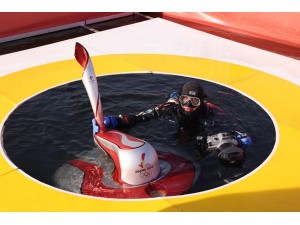 北京冬奧會水下火炬傳遞,由 Marelux MX-R5 潛水殼進行全程水下拍攝 北京冬奧會水下火炬傳遞,由 Marelux MX-R5 潛水殼進行全程水下拍攝