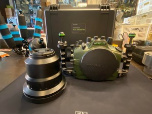 Marelux A74橄欖綠鋁殼+微距鏡頭罩+訊號轉換器+抽真空 Marelux A74橄欖綠鋁殼+微距鏡頭罩+訊號轉換器+抽真空