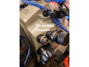 維修日記 2022-09-07: Subal D3s專業改裝: 5pin 電子線接座改成光纖，並搭配使用UWtech TTL訊號轉換器, 加裝FIT 抽真空系統