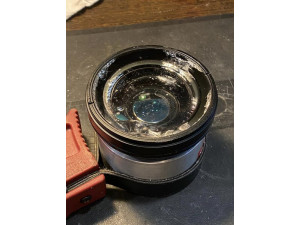 維修日記 2023-04-09: INON UWL-95S XD 第一摔,接到新款鏡頭摔碎 維修日記 2023-04-09: INON UWL-95S XD 第一摔,接到新款鏡頭摔碎