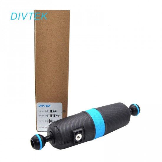 DIVTEK 200mm 浮力燈臂 D52-160 (浮力 -135g, 球頭可拆卸)