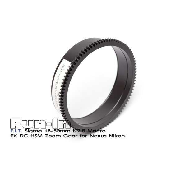 F.I.T. Sigma 18-50mm f/2.8 Macro EX DC HSM 變焦環 for Nexus Nikon