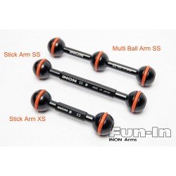 INON Stick Arm 雙球棒型燈臂 XS-T 75mm INON Stick Arm 雙球棒型燈臂 XS-T 75mm