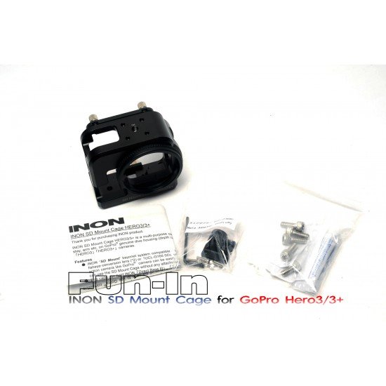 INON SD 轉接座盒子 for Gopro 3/3+/4 (60m)