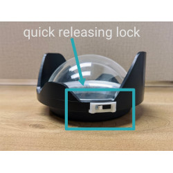 Marelux 140mm 光學玻璃球面鏡頭罩