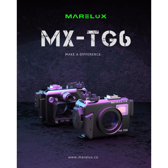 Marelux MX-TG6 防水盒 for Olympus TG6 數位相機 Marelux MX-TG6 防水盒 for Olympus TG6 數位相機