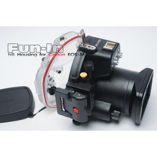 NB 防水盒 for Canon EOS M 與 18-55mm Kit鏡