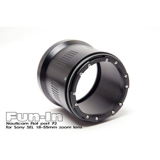 Nauticam N85 Flat Port 72 鏡頭罩 for Sony SEL 18-55mm 變焦鏡