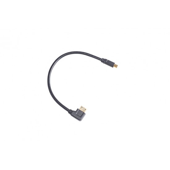 Nauticam HDMI (D-C) 連接線 (240mm) (搭配25031延伸使用, 防水盒內部由相機連接到外接座用)