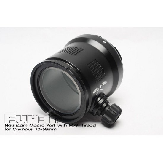 Nauticam N85 微距鏡頭罩與變焦環組合 for Olympus ED 12-50mm