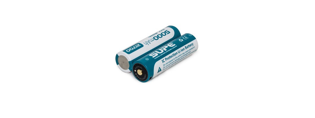 SUPE 18650與21700電池, 支援USB Type C充電) (Scubalamp)