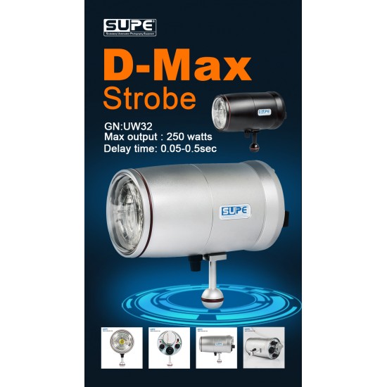 Scubalamp D-Max 閃光燈 (黑色, 環形燈管, GN32, 250W) Scubalamp D-Max 閃光燈 (黑色, 環形燈管, GN32, 250W)