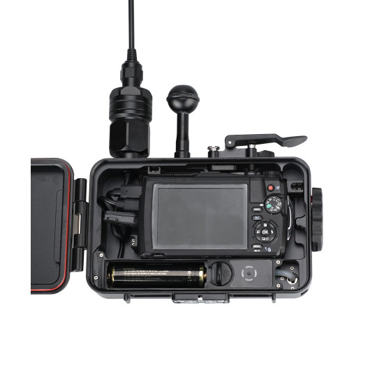 Weefine WFHTG6 Pro 防水盒 for Olympus TG-5/TG-6/TG-7 (內建真空測漏系統)