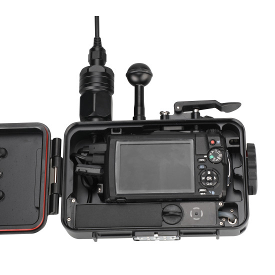 Weefine WFHTG6 Pro 防水盒 for Olympus TG-5/TG-6/TG-7 (內建真空測漏系統)