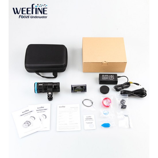 Weefine Smart Focus 2500 流明攝影燈 (散光/紅色/UV光)